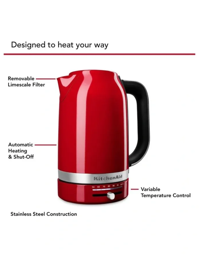KitchenAid Kettle 1.7L in Empire Red 5KEK1701AER