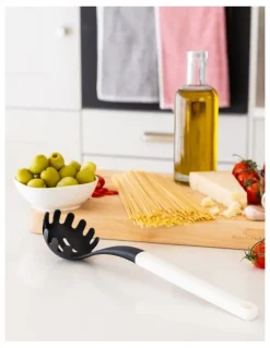 KitchenAid Pasta Spoon in Porcelain