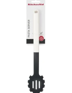 KitchenAid Pasta Spoon in Porcelain