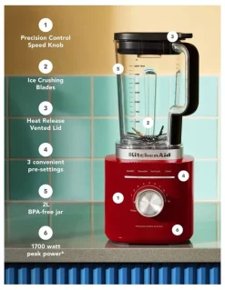 KitchenAid Pure Power Blender in Empire Red 5KSB2072AER