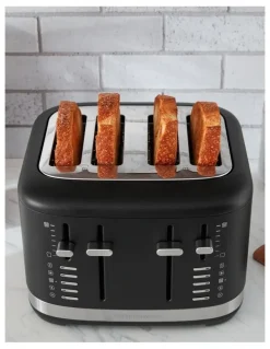 KitchenAid 4 Slice Toaster in Matte Black 5KMT4109ABM