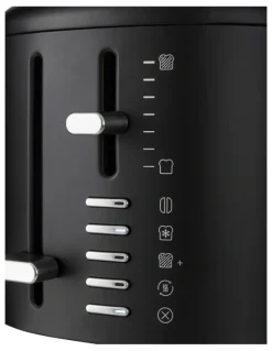 KitchenAid 4 Slice Toaster in Matte Black 5KMT4109ABM