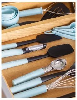 KitchenAid Soft Grip Spoon Spatula Mineral Water