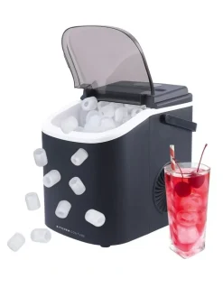 Kitchen Couture Compact Benchtop Ice Maker in Black