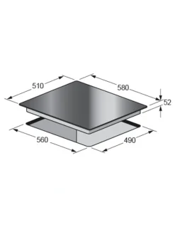 Kleenmaid 60 cm Induction Cooktop ICT6031