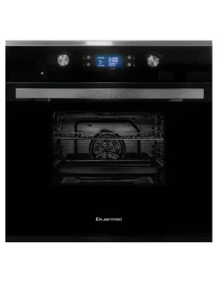 Kleenmaid Glass Multifunction Oven 60CM XL 75L in Black