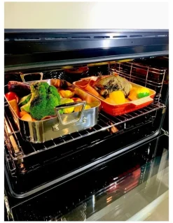 Kleenmaid Multifunction 90cm Oven 105 liter OMF9411 in Black