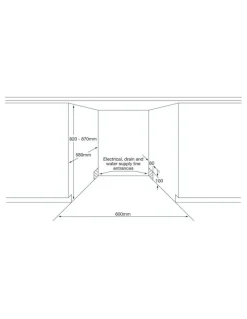 Kleenmaid Stainless Steel Free Standing or Built Under Dishwasher Black DW6020XB