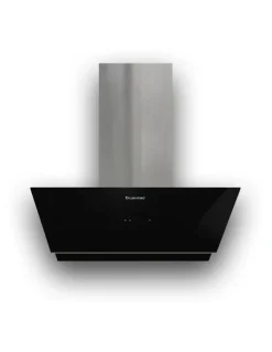 Kleenmaid Vertical Black Glass Wall mounted 90cm Rangehood RHGV90