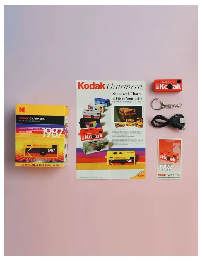 Kodak Charmera Keychain Digital Camera Blindbox RK0601
