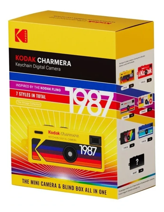 Kodak Charmera Keychain Digital Camera Blindbox RK0601