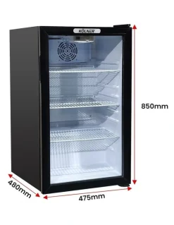 Kolner Mini Bar Fridge 100L in Black