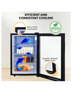 Kolner Mini Bar Fridge 100L in Black