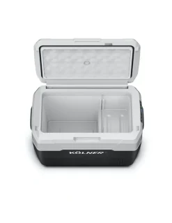 Kolner Portable 2in1 Fridge and Freezer 40L Black