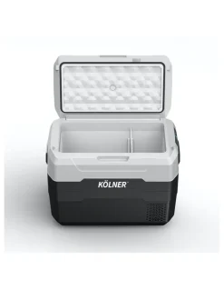 Kolner Portable 2in1 Fridge and Freezer 40L Black