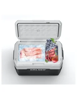 Kolner Portable 2in1 Fridge and Freezer 40L Black