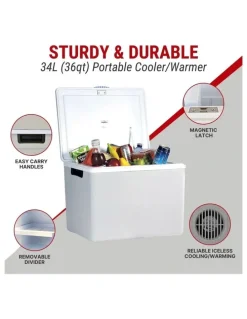 Koolatron Portable 12V Cooler/Warmer 34L