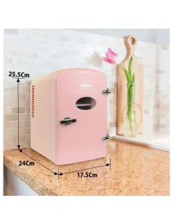 Koolatron Retro Mini Fridge 4L