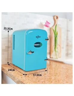 Koolatron Retro Mini Fridge 4L