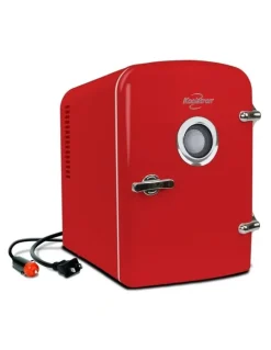 Koolatron Retro Mini Fridge With Bluetooth Speaker 4L