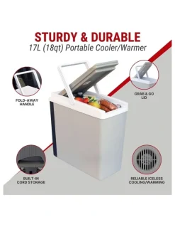 Koolatron 12v Personal Cooler Portable Travel Fridge 17L