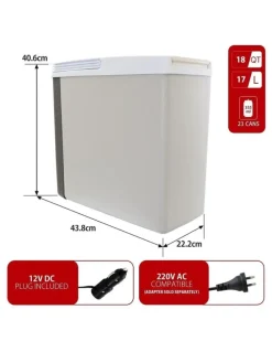 Koolatron 12v Personal Cooler Portable Travel Fridge 17L