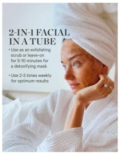 Kora Organics Turmeric Brightening and Exfoliating + Mask