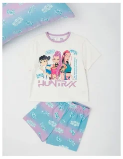 Kpop Demon Hunter K-Pop Demon Hunters Photographic Pyjamas With A Pillowcase in Cream