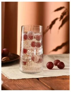 Krosno Avant Garde Lumi Highball Set of 6 in Clear