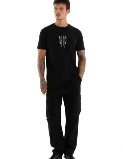 KSCY Ashes Dual Curved Tee in Black