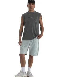 KSCY Obelisk Relaxed Muscle Singlet in Charcoal