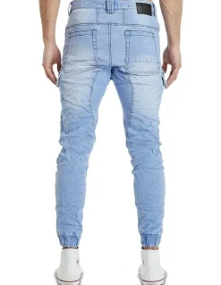 KSCY Salem Denim Jogger in Blue