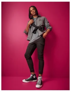 KSCY Salem Denim Jogger in Vintage Black