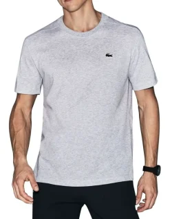 Lacoste Basic Crew Neck Sport Tee in Grey