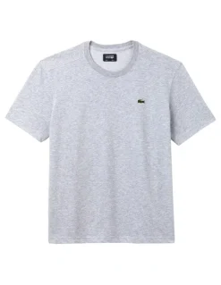 Lacoste Basic Crew Neck Sport Tee in Grey