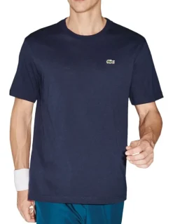 Lacoste Basic Sport Tee in Navy