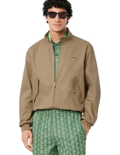 Lacoste Essential Twill Harrington in Lion