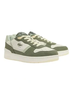 Lacoste T-Clip Sneaker in Khaki and Light Khaki