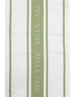 Ladelle Bella Casa 2 Pack Kitchen Towel in Sage