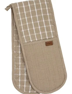 Ladelle Hemingway Double Oven Mitt in Taupe