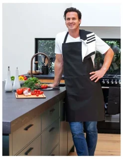 Ladelle Lennox Apron in Black