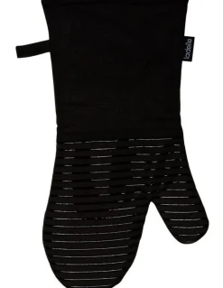 Ladelle Lennox Black Oven Mitt in Balck