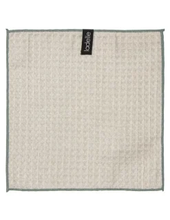 Ladelle Mega Waffle Microfibre 30x30cm 3 Pack Dishcloth in Taupe