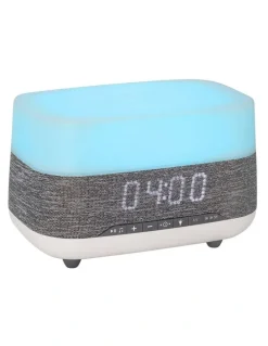 LASER Laser Aroma Diffuser Clock with Bluetooth Speaker and Light AO-ADSP-924