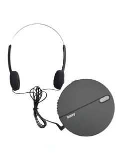 LASER Laser CD MP3 Player with Anti-Skip and Headphones CDP-WM03-388