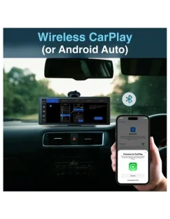 LASER Laser 10.26 Inch Portable CarPlay and Android Auto Touchscreen NAVC-10CP-235