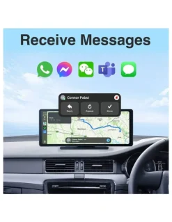 LASER Laser 10.26 Inch Portable CarPlay and Android Auto Touchscreen NAVC-10CP-235