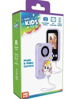 LASER Laser Kids Photo and Video Camera with MP3 Player CA-KPHNPP-117
