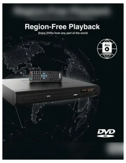 LASER Laser Multi Region DVD Player With HDMI and USB DVD-HD012