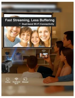 LASER Laser 1080p Smart Android Multi-Angle LED Projector